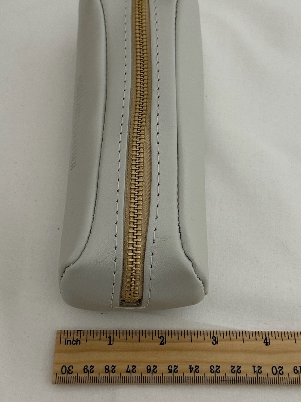 NEW Portland Leather Goods Ballpark Pouch in Mystery Shade White Great Gift Idea - Picture 11 of 12